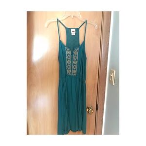 Tribal dress with lace detailing